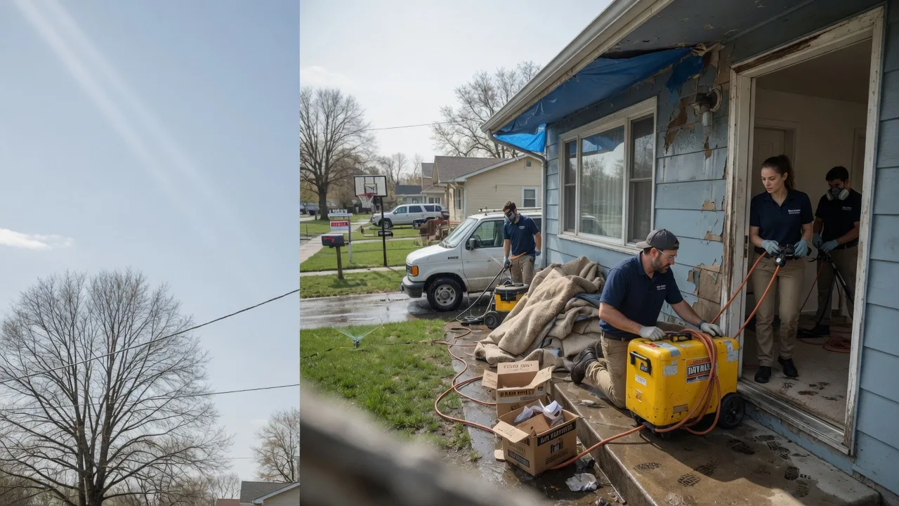 Basement Flood Cleanup in Buckner, IL near me